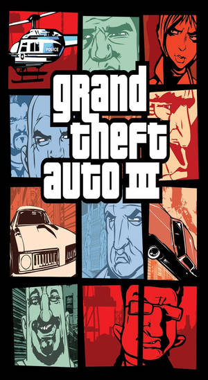پوستر بازی GTA iPhone III — جی‌تی‌ای والپیپر