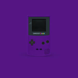 والپیپر Game Boy Color بنفش