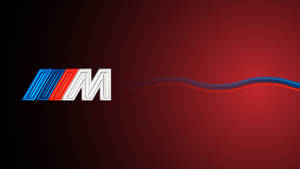 گرادیان قرمز لوگوی BMW M — بی‌ام‌و والپیپر