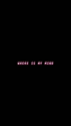 گرافیک گلیچ‌شده Where Is My Mind — سیاه و سفید زیبایی‌شناختی گیف والپیپر