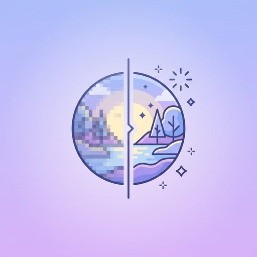 بهبوددهنده آثار هنری | wallpaper image tool preview