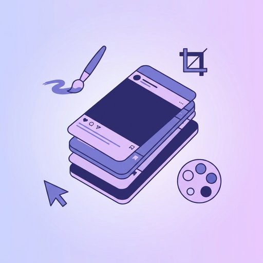 قالب شبکه‌های اجتماعی | wallpaper image tool preview